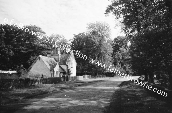 VANISHED SPLENDOUR RUINED GATE & GATE LODGE NEAR THE COMMONS ON THE MOUNTMELLICK ROAD